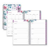 Blue Sky® Laila Create-Your-Own Cover Weekly/Monthly Planner, Wildflower Artwork, 8 x 5, Purple/Blue/Pink, 12-Month (Jan to Dec): 2026 (BLS137276) Each