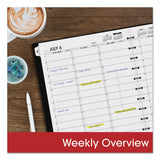 AT-A-GLANCE® Move-A-Page Academic Weekly/Monthly Planners, 11 x 9, Black Cover, 12-Month (July to June): 2025 to 2026 (AAG70957E05) Each