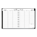 AT-A-GLANCE® Move-A-Page Academic Weekly/Monthly Planners, 11 x 9, Black Cover, 12-Month (July to June): 2025 to 2026 (AAG70957E05) Each