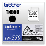 Brother TN550 Toner, 3,500 Page-Yield, Black (BRTTN550) Each