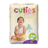 Cuties® Complete Care Unisex Baby Diaper Size 5 Disposable Heavy Absorbency (1206483_CS) 200/CS