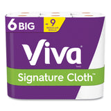 Viva® Signature Cloth Choose-A-Sheet Kitchen Roll Paper Towels, 1-Ply, 11 x 5.9, White, 70 Sheets/Roll, 6 Roll/Pack, 4 Packs/Carton (KCC54869) Case of 4