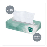 Kleenex® Naturals Facial Tissue for Business, Flat Box, 2-Ply, White, 125 Sheets/Box (KCC21601BX) Each