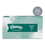 Kleenex® Naturals Facial Tissue for Business, Flat Box, 2-Ply, White, 125 Sheets/Box (KCC21601BX) Each
