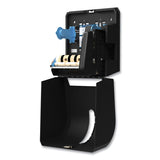 Georgia Pacific® Professional Hygienic Push-Paddle Roll Towel Dispenser, 13 x 10 x 14.4, Black (GPC54338A) Each