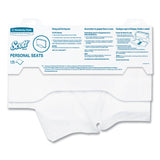 Scott® Personal Seats Sanitary Toilet Seat Covers, 15 x 18, White, 125/Pack (KCC07410PK) Pack of 125