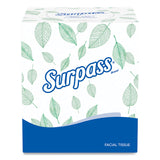 Surpass® Facial Tissue for Business, 2-Ply, White, Pop-Up Box, 110/Box, 36 Boxes/Carton (KCC21320) Case of 36