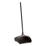 Rubbermaid® Commercial Lobby Pro Upright Dustpan with Wheels, 12.5w x 37h, Polypropylene with Vinyl Coat, Black (RCP253100BK) Each