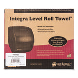 San Jamar® Integra Lever Roll Towel Dispenser, 11.5 x 11.25 x 13.5, Black Pearl (SJMT850TBK) Each