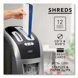 GBC® EX12-05 Super Cross-Cut Shredder, 12 Manual Sheet Capacity (SWI1757390) Each
