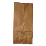 General Grocery Paper Bags, 35 lb Capacity, #6, 6" x 3.63" x 11.06", Kraft, 500 Bags (BAGGK6500) Case of 500