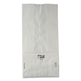 General Grocery Paper Bags, 35 lb Capacity, #6, 6" x 3.63" x 11.06", White, 500 Bags (BAGGW6500) Case of 500