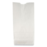 General Grocery Paper Bags, 35 lb Capacity, #10, 6.31" x 4.19" x 13.38", White, 500 Bags (BAGGW10500) Case of 500