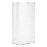 General Grocery Paper Bags, 35 lb Capacity, #10, 6.31" x 4.19" x 13.38", White, 500 Bags (BAGGW10500) Case of 500