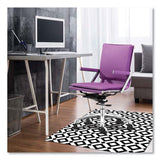 deflecto® FashionMat Chair Mat, Rectangular, 35 x 40, Diamonds (DEFCM3540BD) Each