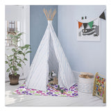 deflecto® FashionMat Chair Mat, Rectangular, 35 x 40, Daisies (DEFCM3540LD) Each