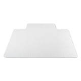 deflecto® Antimicrobial Chair Mat, Medium Pile Carpet, 48 x 36, Lipped, Clear (DEFCM14112AM) Each