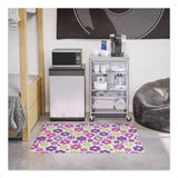 deflecto® FashionMat Chair Mat, Rectangular, 35 x 40, Daisies (DEFCM3540LD) Each
