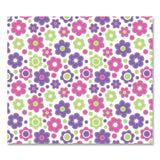 deflecto® FashionMat Chair Mat, Rectangular, 35 x 40, Daisies (DEFCM3540LD) Each