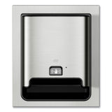 Tork® Image Design Matic Hand Towel Roll Dispenser with Intuition Sensor, In-Wall Recessed, 17.64 x 7.87 x 20.55, Stainless Steel (TRK461223) Each