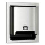 Tork® Image Design Matic Hand Towel Roll Dispenser with Intuition Sensor, In-Wall Recessed, 17.64 x 7.87 x 20.55, Stainless Steel (TRK461223) Each