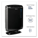 Fellowes® HEPA and Carbon Filtration Air Purifiers, 200 to 400 sq ft Room Capacity, Black (FEL9286101) Each