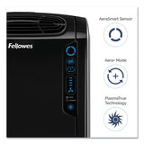 Fellowes® HEPA and Carbon Filtration Air Purifiers, 200 to 400 sq ft Room Capacity, Black (FEL9286101) Each
