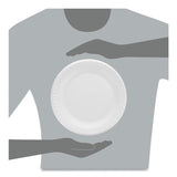 Dart® Concorde Foam Plate, 9" dia, White, 125/Pack, 4 Packs/Carton (DCC9PWCR) Case of 500