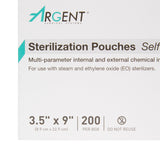 McKesson Argent™ Sure-Check® Sterilization Pouch Ethylene Oxide (EO) Gas / Steam 3-1/2 X 9 Inch Transparent / Blue Self Seal Paper / Film (527134_BX) 1/BX
