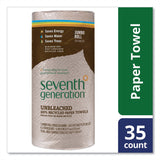 Seventh Generation® Natural Unbleached 100% Recycled Paper Kitchen Towel Rolls, 2-Ply, 11 x 9, 120 Sheets/Roll (SEV13720RL) 1 Roll