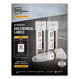 Avery® UltraDuty GHS Chemical Waterproof and UV Resistant Labels, 0.5 x 1.75, White, 60/Sheet, 25 Sheets/Pack (AVE60518) Box of 1500