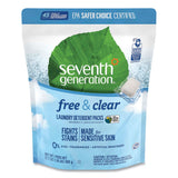 Seventh Generation® Natural Laundry Detergent Packs, Powder, Unscented, 45 Packets/Pack, 8/Carton (SEV22977CT) Case of 8