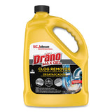 Drano® Max Gel Clog Remover, Bleach Scent, 128 oz Bottle (SJN696642EA) Each