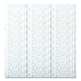 Scotch® Restickable Mounting Tabs, Removable, Repositionable, Holds Up to 1 lb (4 Tabs), 1 x 1, Clear, 18/Pack (MMMR100) Pack of 18