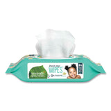 Seventh Generation® Free and Clear Baby Wipes, 7 x 7, Unscented, White, 64/Flip-Top Pack (SEV34208) Pack of 64