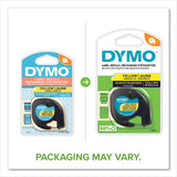 DYMO® LetraTag Plastic Label Tape Cassette, 0.5" x 13 ft, Yellow (DYM91332) Each