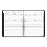 AT-A-GLANCE® Contemporary Lite Weekly/Monthly Planner, 8.75 x 7, Black Simulated Leather Cover, 12-Month (Jan to Dec): 2026 (AAG7054XL05) Each