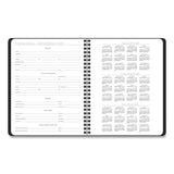 AT-A-GLANCE® Contemporary Lite Weekly/Monthly Planner, 8.75 x 7, Black Simulated Leather Cover, 12-Month (Jan to Dec): 2026 (AAG7054XL05) Each