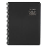 AT-A-GLANCE® Contemporary Lite Weekly/Monthly Planner, 11 x 8.25, Black Simulated Leather Cover, 12-Month (Jan to Dec): 2026 (AAG7095XL05) Each