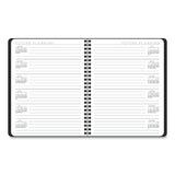 AT-A-GLANCE® Contemporary Lite Weekly/Monthly Planner, 8.75 x 7, Black Simulated Leather Cover, 12-Month (Jan to Dec): 2026 (AAG7054XL05) Each