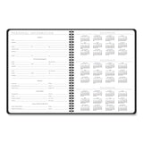 AT-A-GLANCE® Contemporary Lite Weekly/Monthly Planner, 11 x 8.25, Black Simulated Leather Cover, 12-Month (Jan to Dec): 2026 (AAG7095XL05) Each