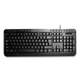 Adesso AKB132UB 118-Key MM Desktop USB Keyboard, Black (ADEAKB132UB) Each