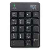 Adesso WKB6010UB Wireless 18-Key Numeric USB Keypad, Black (ADEWKB6010UB) Each
