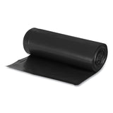 Earthsense® Commercial Linear Low Density Recycled Can Liners, 60 gal, 1.25 mil, 38" x 58", Black, 10 Bags/Roll, 10 Rolls/Carton (WBIRNW6050) Case of 100