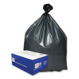 Platinum Plus® Can Liners, 60 gal, 1.55 mil, 39" x 56", Gray, 10 Bags/Roll, 5 Rolls/Carton (WBIPLA6070) Case of 50