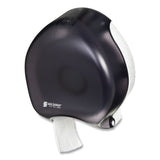 San Jamar® Single 9" Jumbo Bath Tissue Dispenser, Classic, 10.25 x 5.63 x 12, Transparent Black Pearl (SJMR2000TBK) Each