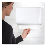 San Jamar® Singlefold Paper Towel Dispenser, 10.75 x 6 x 7.5, White (SJMT1800WH) Each