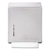 San Jamar® C-Fold/Multifold Towel Dispenser, 11.38 x 4 x 14.75, Stainless Steel (SJMT1900SS) Each