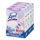 LYSOL® Brand Click Gel Automatic Toilet Bowl Cleaner, Lavender Fields, 6/Box, 4 Boxes/Carton (RAC89060CT) Case of 24