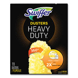 Swiffer® Heavy Duty Dusters Refill, Dust Lock Fiber, 2" x 6", Yellow, 33/Carton (PGC99035) Case of 33